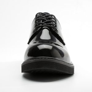 shinny leather police officer shoes