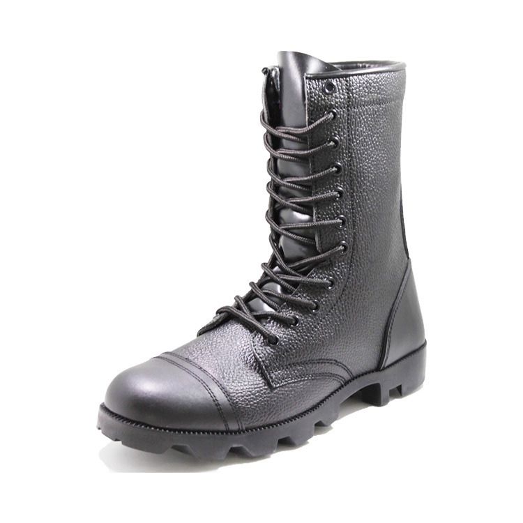 Military and police boots from Qingdao glory footwear.
