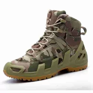 green tactical boots