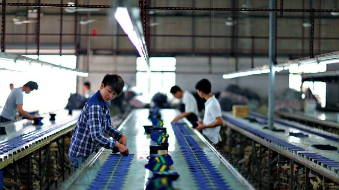 green military boots factory