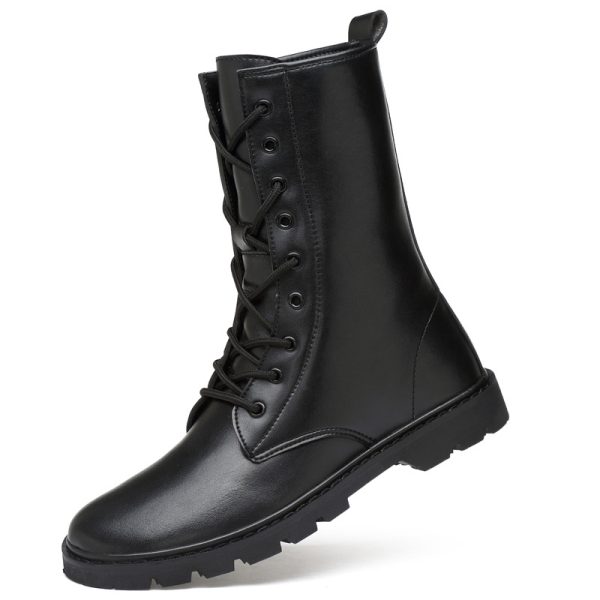 mens leather military boots