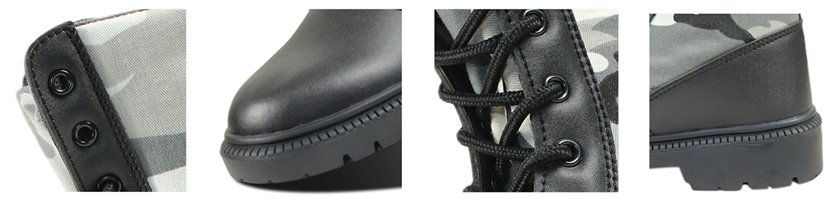 details of the cheap combat boots men's