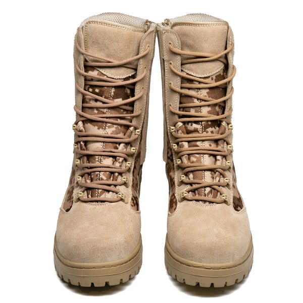 women's suede combat boots supplier