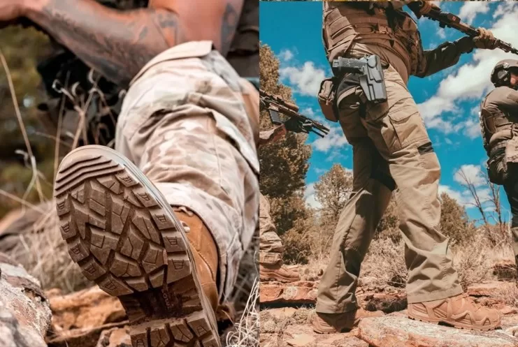 why does the military use boots