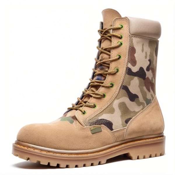 men’s sand combat boots