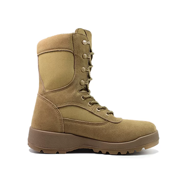 brown combat boots factory
