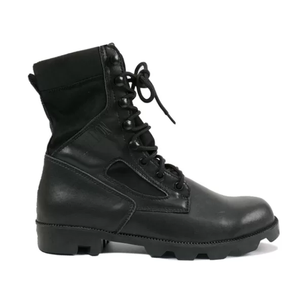 Men's dark combat boots factory