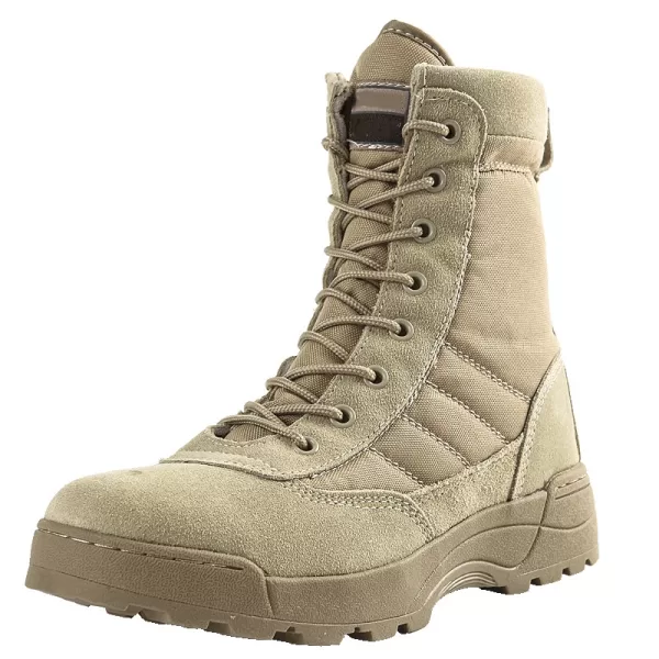 leather tactical boots