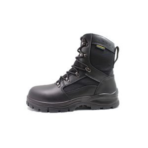 military leather boot