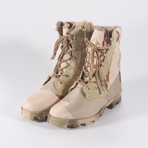 camouflage combat military boots