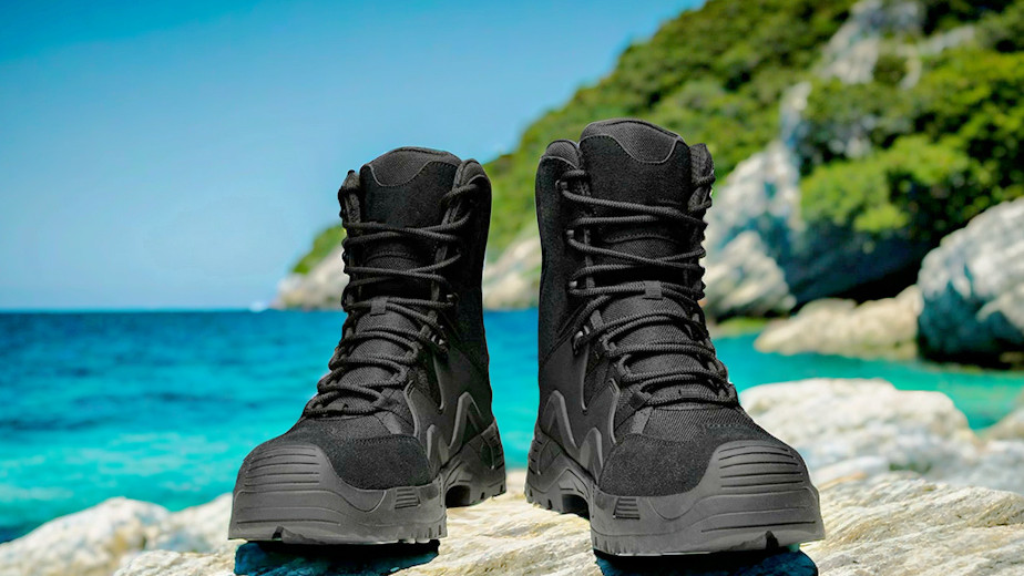 features of combat boots green