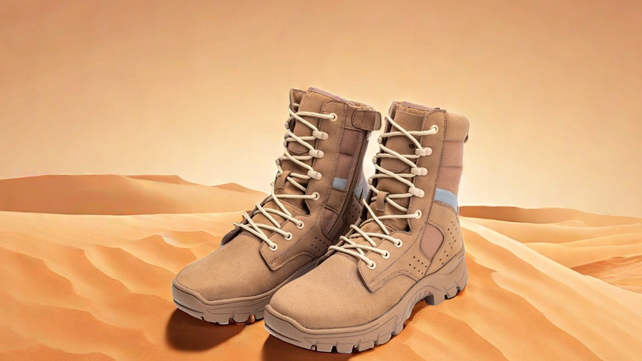 features of desert army boots