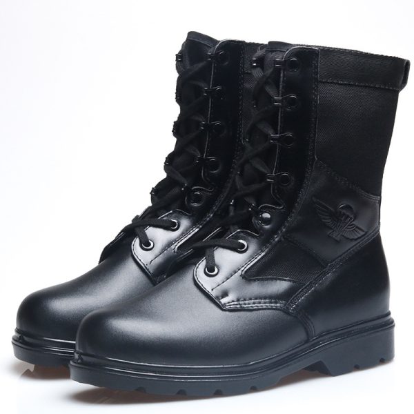 Lightweight black tactical boots factory