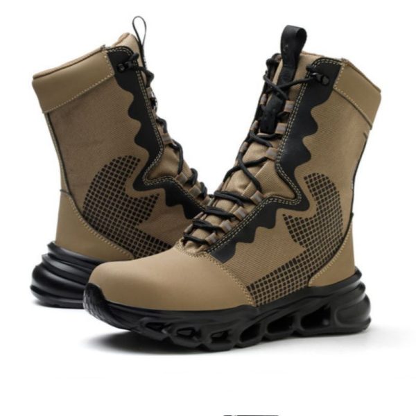 combat boots steel toe factory