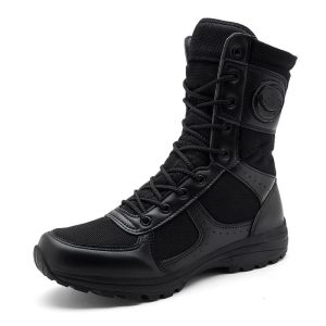 zip up combat boots