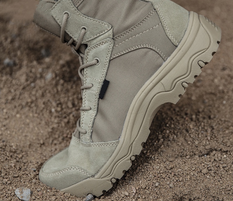 High top climbing boots