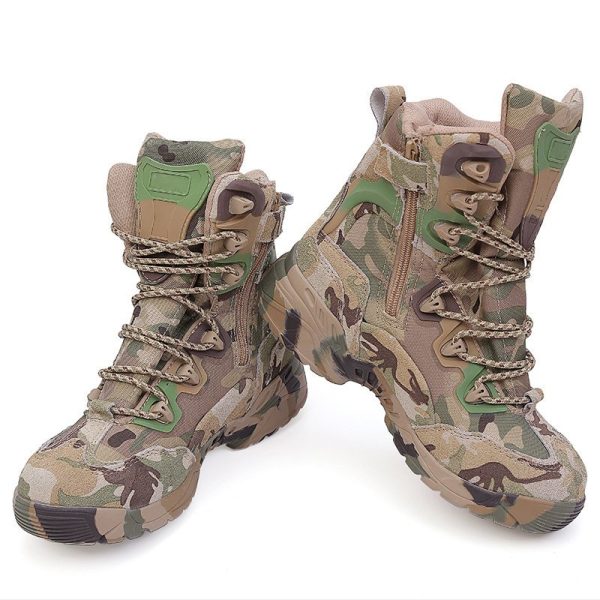 army boots with zipper factory