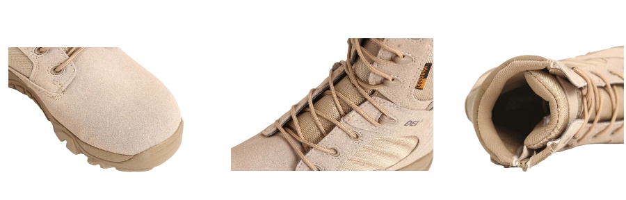 details of tactical boots comfortable