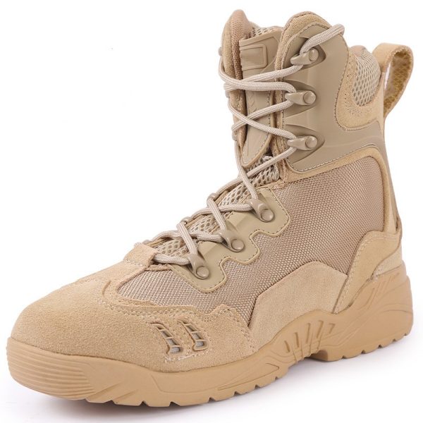 tactical boots with zipper