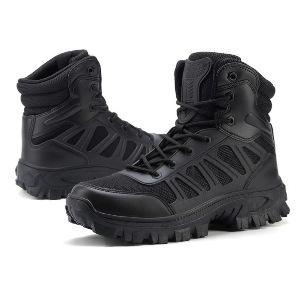 breathable high top combat boots supplier