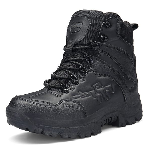 Breathable non slip combat boots