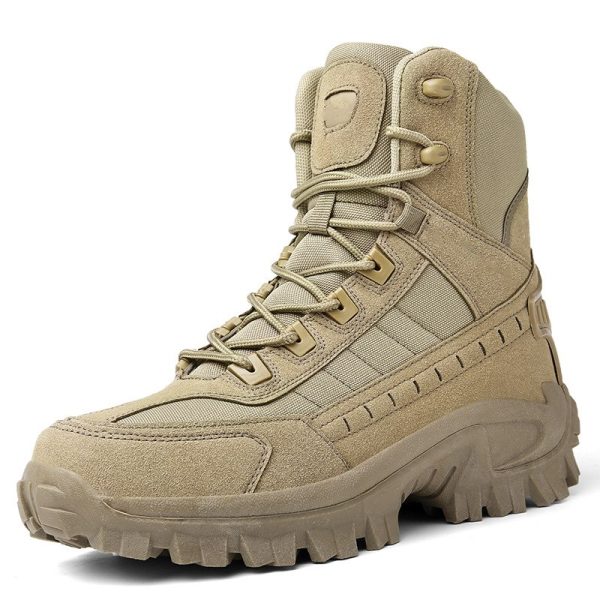 brown tactical boots desert