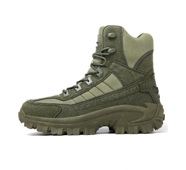 leather combat boots mens supplier