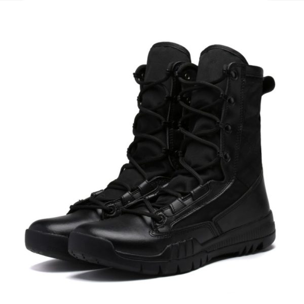 black combat boots supplier