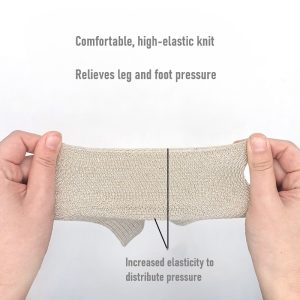 Elastic hemp foot care casual socks