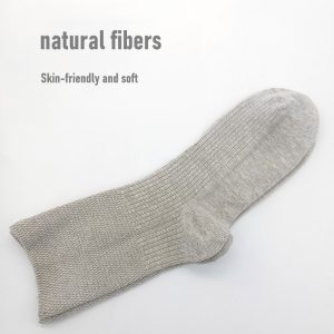 Natural hemp foot care casual socks
